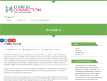 Tablet Screenshot of clinicalconnections.info